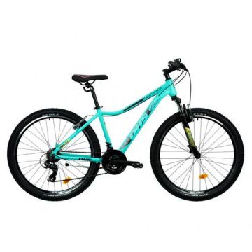 Bicicleta Mtb DHS Terrana 2722, M, Roti 27.5inch, Frane V-Brake, 21 viteze (Albastru)