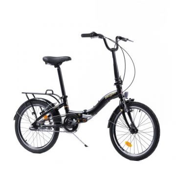 Bicicleta Pegas Camping 20 inch, Aluminiu 3S (Negru)