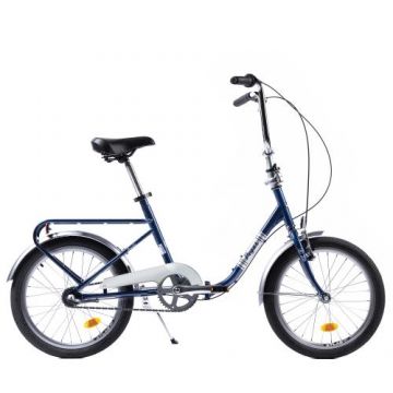 Bicicleta Pegas Practic Retro 20 inch, Otel, 3S (Albastru)