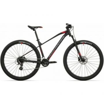 Bicicleta Rock Machine Manhattan 70-29, Roti 29inch, Cadru aluminiu 21inch, Frane hidraulice pe disc, 16 viteze (Negru/Rosu)