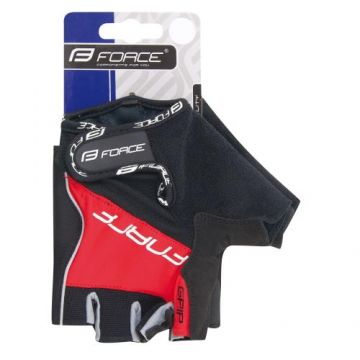 Manusi Ciclism Force Grip, XL (Negru/Rosu)