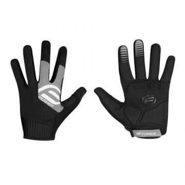 Manusi Ciclism Force MTB Power, XL (Negru/Gri)