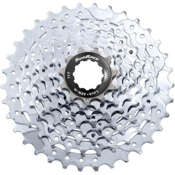 Pinioane Sunrace CSM55, 8S, 11-34T, Argintiu