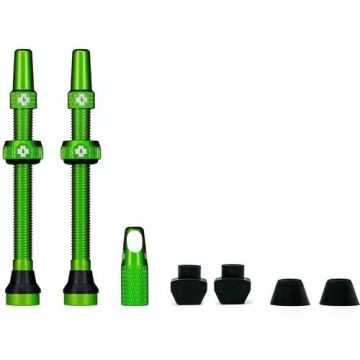 Set 2 valve Tubeless Muc-Off Presta MTB 60mm Verde