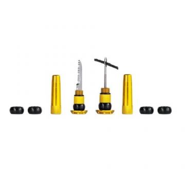 Set kit reparatie Muc-Off Stealth Tubeless Puncture Plug (Auriu)