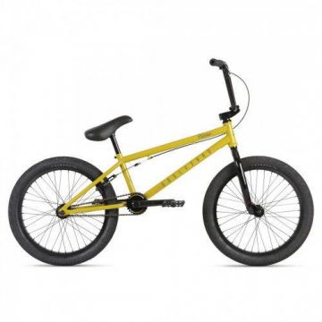 Bicicleta BMX Haro Boulevard, roti 20inch, cadru 25cm, frane U-Brake (Galben)
