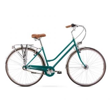 Bicicleta de Oras Romet Vintage Classic D, marimea L, 2022, Turcoaz