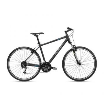 Bicicleta de trekking/oras pentru barbati Romet Orkan 3 M Lite L/20 Negru/Albastru 2023