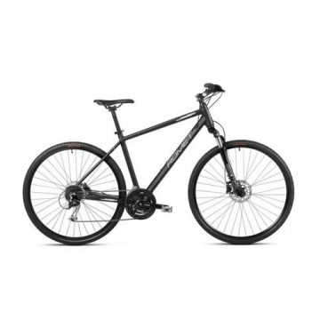 Bicicleta de trekking/oras Romet Orkan 4 M L/20 Negru/Gri 2023
