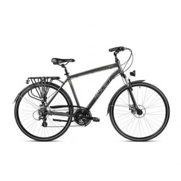Bicicleta de trekking/oras Romet Wagant 2 M/19 Gri/Galben 2023
