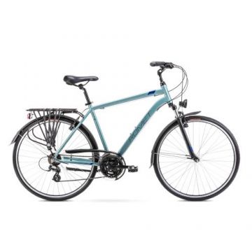 Bicicleta de trekking Romet Wagant 1 M/19 Argintiu/Albastru 2022