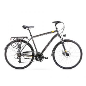 Bicicleta de trekking Romet Wagant 2 L/21 Grafit/Auriu 2023