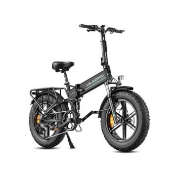 Bicicleta electrica pliabila Ulzomo Dunes 20 E-bike, 750W, 48V 16Ah, autonomie 120km, viteza maxima 40km/h, roti 20'' (Negru)