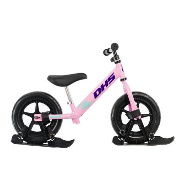 Bicicleta fara pedale Dhs Ride-on roz