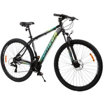 Bicicleta Omega Thomas dimensiune roti 27.5inch, cadru 46 cm (Negru/Verde/Galben)