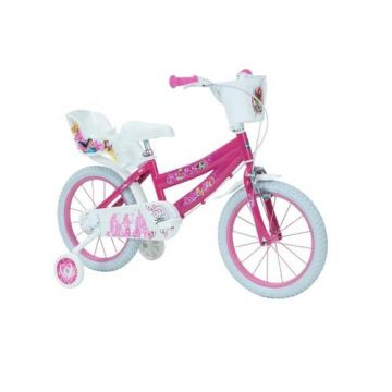 Bicicleta pentru copii Disney Princess, roti 16inch (Roz)