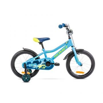 Bicicleta pentru copii Romet Tom 16, 2022, Albastru/Verde