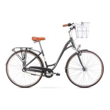 Bicicleta Romet Art Deco Classic Gri marime M 2022