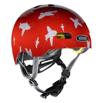 Casca de protectie pentru copii Nutcase Baby Nutty Take Off MIPS, marime 2XS, Rosu