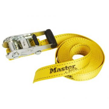 Chinga fixare reglabila cu clichet MasterLock 6m x 35mm, Galben