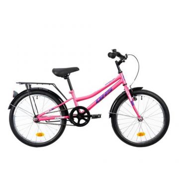 Bicicleta Copii DHS 2002, Roti 20inch, Frane V-Brake (Roz)