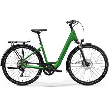 Bicicleta Electrica de Trekking/City Merida eSpresso Urban 100 EQ Verde/Gri 2023