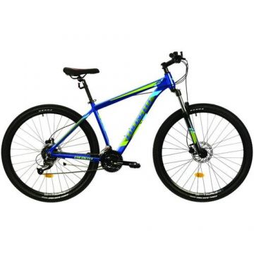 Bicicleta MTB Colinelli 2727, Schimbator Shimano Altus, 24 Viteze, Cadru Aluminiu, Marimea S, Roti 27.5inch, Frane pe Disc (Albastru)