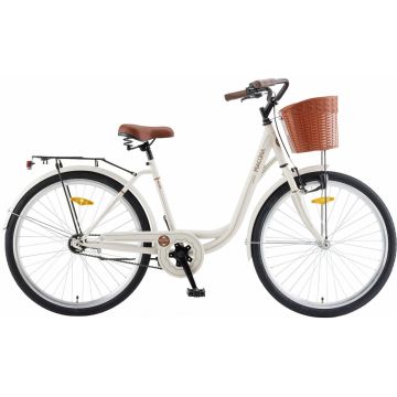 Bicicleta Oras Maccina Avenue - 26 Inch, Alb-Bej