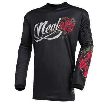 Bluza Ciclism O'Neal Element Women Roses - L, Negru-Rosu