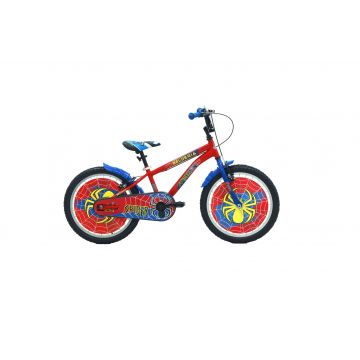 Bicicleta copii Belderia Spiderman, culoare rosu/albastru, roata 20