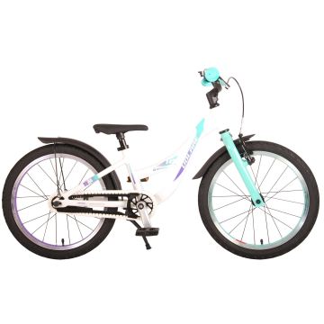 Bicicleta Volare Glamour pentru copii - Fete - 18 inch - Verde mentol - Prime Collection culoare Verde