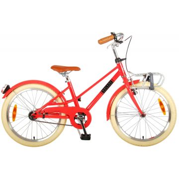Bicicleta Volare Melody pentru copii - Fete - 20 inch - rosu pastel - Prime Collection culoare Rosu