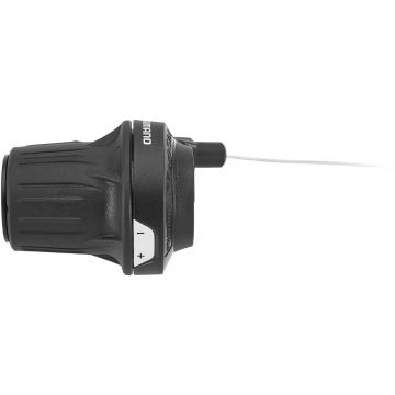 Maneta Schimbator Shimano 3v, cablu 1800mm, negru