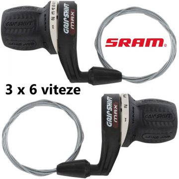 Manete Schimbator Viteze Sram Mrx 3 X 6 - Set