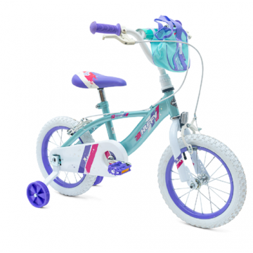 Bicicleta pentru copii Huffy 14inch Glimmer, Albastru-Violet