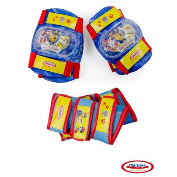 DArpeje - Set protectie Paw Patrol (genunchiere, cotiere, protectie incheieturi)