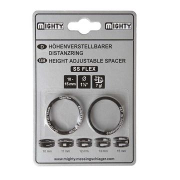 Distantiere aluminiu usoare, ajustabile, 7g, SS Flex.