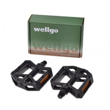 Pedale MTB plastic, Wellgo, filet 9/16