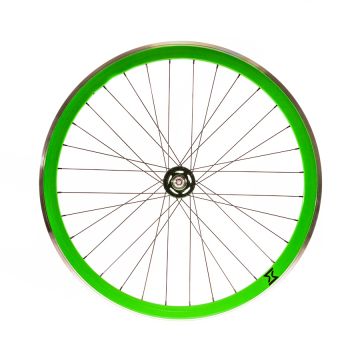 Roata Spate Single Speed Sxt Aluminiu Verde 32H