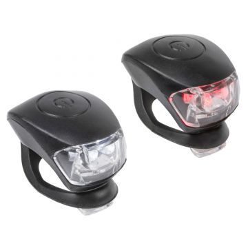 Set Lumini Bicicleta Cobra IV - Negru