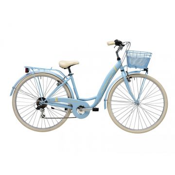 Bicicleta Adriatica Panda 28 Lady 6V Albastru Mat 42 cm