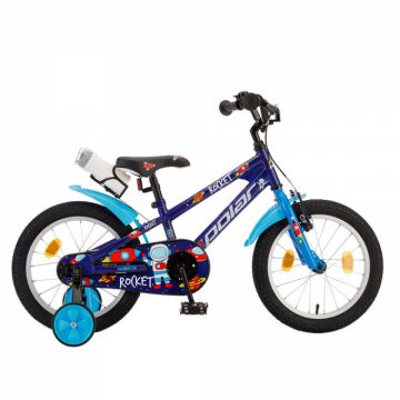 Bicicleta Copii Polar Rocket - 14 Inch, Albastru