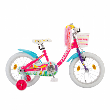 Bicicleta Copii Polar Summer - 16 Inch, Roz-Albastru