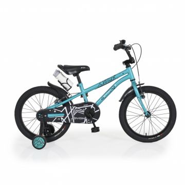 Bicicleta cu roti ajutatoare Byox Pixy Green 18 inch