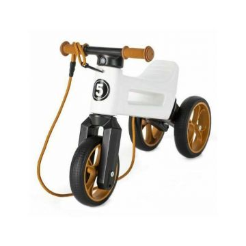 Bicicleta fara pedale Funny Wheels Rider SuperSport 2 in 1 Pearl