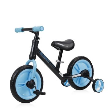 Bicicleta fara pedale pentru baieti 11 inch Lorelli Energy 2020 Albastru cu Negru