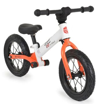 Bicicleta fara pedale unisex 12 inch Byox Toto Alba