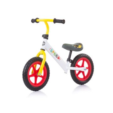 Bicicleta fara pedale unisex 12 inch Chipolino Speed Balancing Multicolor