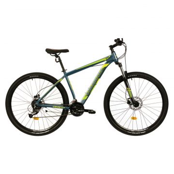 Bicicleta MTB Colinelli COL27, Marimea M, 29 inch, Verde, Schimbator Shimano Altus, 24 Viteze, Cadru Aluminiu, Frane pe Disc