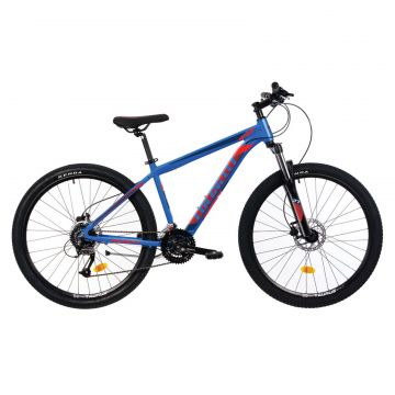Bicicleta MTB Colinelli COL27, Marimea S, 27.5 inch, Albastru, Schimbator Shimano Altus, 24 Viteze, Cadru Aluminiu, Frane pe Disc